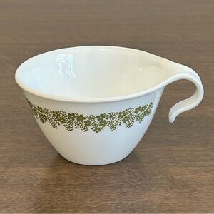 VINTAGE CORELLE SPRING BLOSSOM CRAZY DAISY TEA COFFEE CUP WITH OPEN HOOK HANDLE